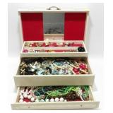 Vintage Jewelry Box Full