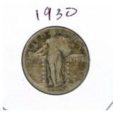 1930 Standing Liberty Silver Quarter