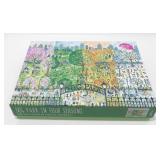 Jigsaw Puzzle: Dog Park in Four Seasons - 1000