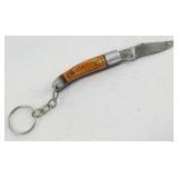 New Damascus Steel Keychain Knife