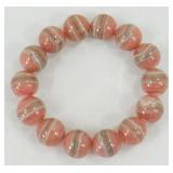 Rhodochrosite Beads Gemmy - 14mm