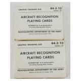Army Aircraft Recognition Playing Cards - Pair of