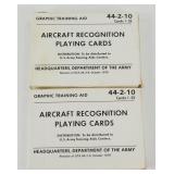 Army Aircraft Recognition Playing Cards - Pair of