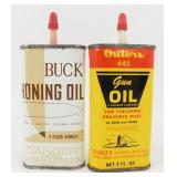 * Vintage Buck Honing Oil & Outers 445 Gun Oil