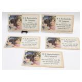 5 Old Cochrane, WI, Oil Company Blotters