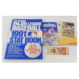 3 Baseball Books plus a Milwaukee Brewers World
