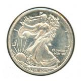 1/2 oz Walking Liberty Silver Round - Money