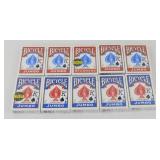 10 Decks of Bicycle Playing Cards - Used Once