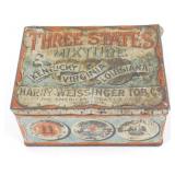 Harry Weissinger Tobacco Co. Tin with Old Buttons