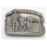 Vintage Minnesota Buckle with Paul Bunyan