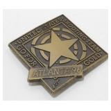 Vintage 1996 Atlanta Olympics Shooting Team Brass