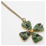 Vintage Jade Necklace - 20ï¿½ Long