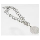 Sterling Silver Bracelet - 12.5 grams