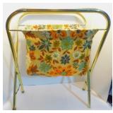 Vintage Magazine Rack or Yarn Caddy