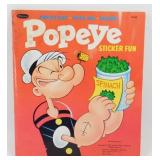 1969 Popeye Sticker Fun Book