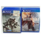 PlayStation 4 Games - Group of Seven, Assorted