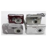 Vintage Digital Camera Lot - Includes Sony,