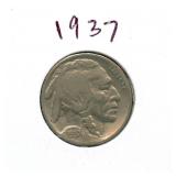 1937 Buffalo Nickel