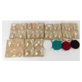 * 24-ct. Glass Disc Ornaments with 4 Pre-Crafted