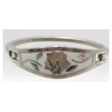 Vintage Sterling Silver Inlaid Child