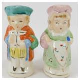 * Vintage 1950s Toby Jug Couple Salt and Pepper