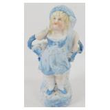 * Antique 1890s German Bisque Figurine with