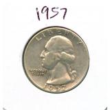 1957 Washington Silver Quarter