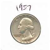 1957 Washington Silver Quarter