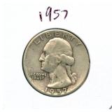 1957 Washington Silver Quarter