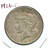 1926-S Peace Silver Dollar