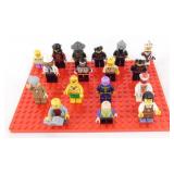 Lego Figures on Red Base