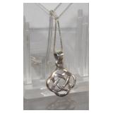 Sterling Silver Celtic Knot Necklace