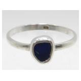 Sterling Silver and Chalcedony Stone Ring - 1.97