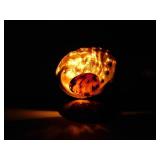 * Vintage Mid-Century Abalone Shell Lamp - 8.5" H