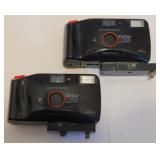 2 Vintage Vivitar PS50DB 35mm Cameras