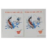2 Vintage Olson Fly & Lure Catalogs - Cashton, WI