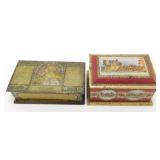 2 Candy Tins/Boxes - Whitman & West Germany