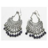Vintage Bohemian Chandbali Dangle Pierced