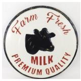 * Farm Fresh Milk Farm Sign - Heavy Metal and