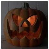 * Large Light-Up Pumpkin