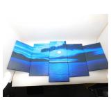 * 5-pc Canvas Moonscape Print
