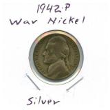 1942-P Silver War Nickel