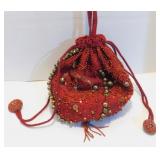 Beaded Drawstring Bag