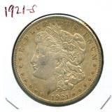 1921-S Morgan Silver Dollar