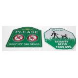 Please Keep Off the Grass & Please Clean Up After