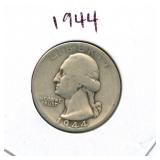1944 Washington Silver Quarter