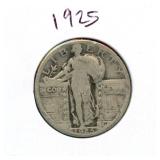 1925 Standing Liberty Silver Quarter