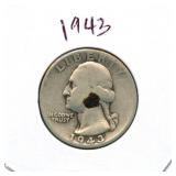 1943 Washington Silver Quarter