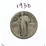 1930 Standing Liberty Silver Quarter