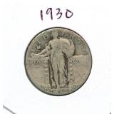 1930 Standing Liberty Silver Quarter